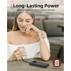 image:imageFrSara Portable Handheld Fan 3Speed Mini Pocket Lash Fan with Makeup Mirror amp LED USBC 2000mAH Rechargeable Personal Cooler with stand for Home Office Outdoor Ideal for Women Beige
