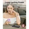 image:imageFrSara Portable Handheld Fan 3Speed Mini Pocket Lash Fan with Makeup Mirror amp LED USBC 2000mAH Rechargeable Personal Cooler with stand for Home Office Outdoor Ideal for Women Purple