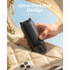 image:imageFrSara Portable Handheld Fan Small Rechargeable Personal Mini Fan Summer Travel Essentials with 3Speed 2000mAh Great for Outdoor Makeup Ideal Gift for Girls Ladies Teens Birthday BeigeBlack