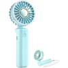 image:imageFrSara Portable Handheld Fan Neck Fan Mini Desk Fan MultiFunction Fan 2000mAh UltraLong Battery Life UltraQuiet 3Speed Visual Adjustment USB Can Charge Mobile Phones